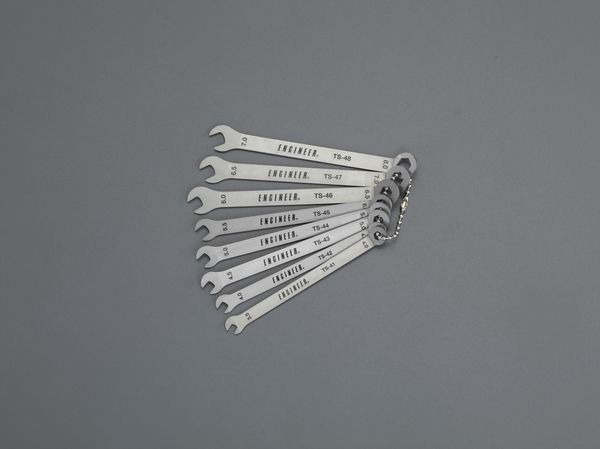 8本組 片目片口スパナ(薄型･ステンレス製)