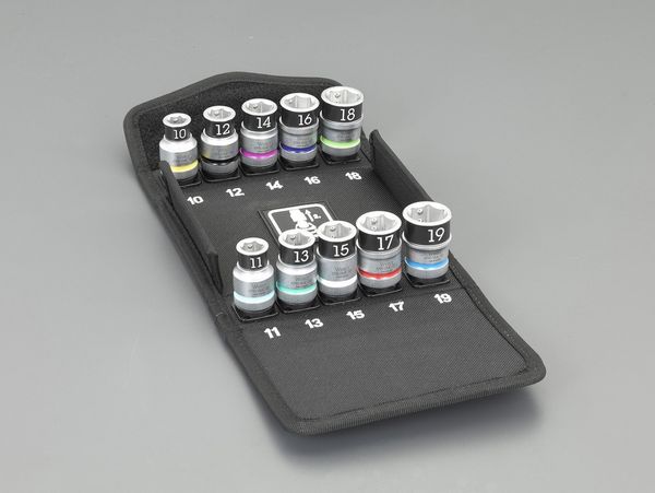 1/2"sq ソケットセット(ホールド機能付･ZYKLOP)