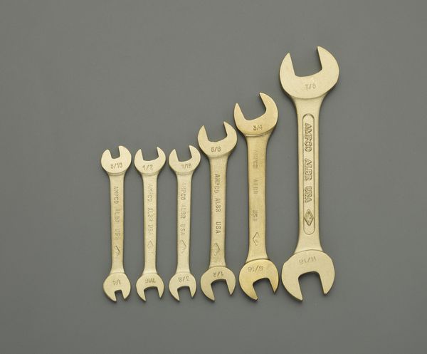 6本組 両口スパナ(ノンスパーキング)