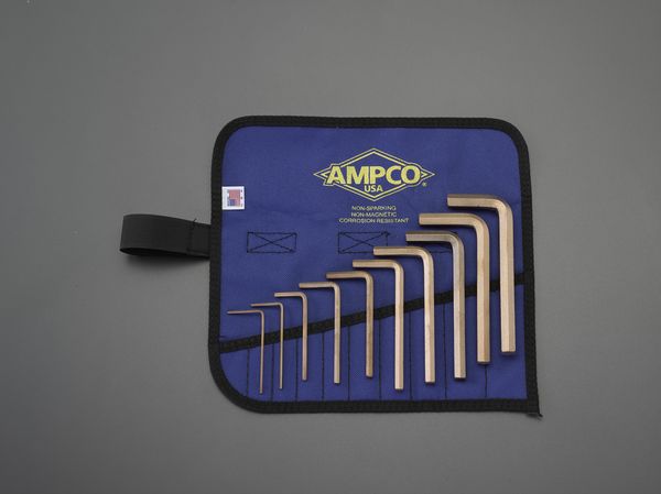 10本組 六角棒レンチ(メトリック･ノンスパーキング)