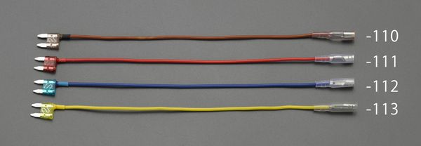 3A/7.5A 自動車用ミニ平型ヒューズ電源(10本)