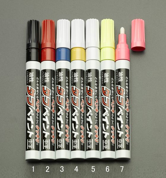 [蛍光桃/中字] 油性タフペイント(10本)