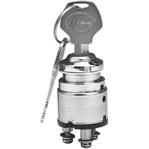 クロームイグニッションスイッチ 73年-77年 スポーツスター、FX 70124-75