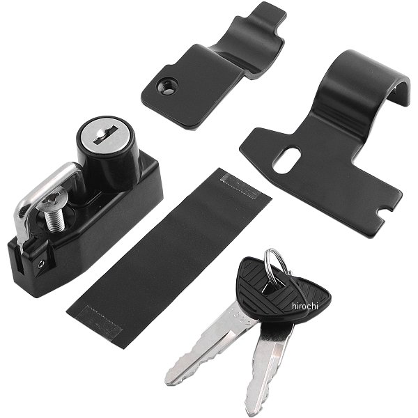 ヘルメットロック トライアンフ T100、ストリートツイン 黒