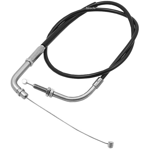 スロットルワイヤー ハイスロットルキットエボ専用 戻し側 13年-15年 ニンジャ250 ステンレス/黒