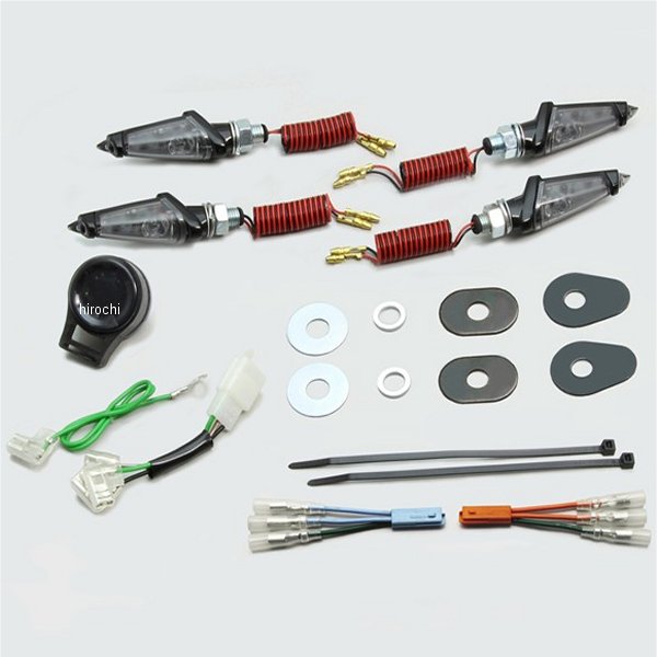 LEDダガーウインカーキット 13年-15年 グロム 黒 スモークレンズ