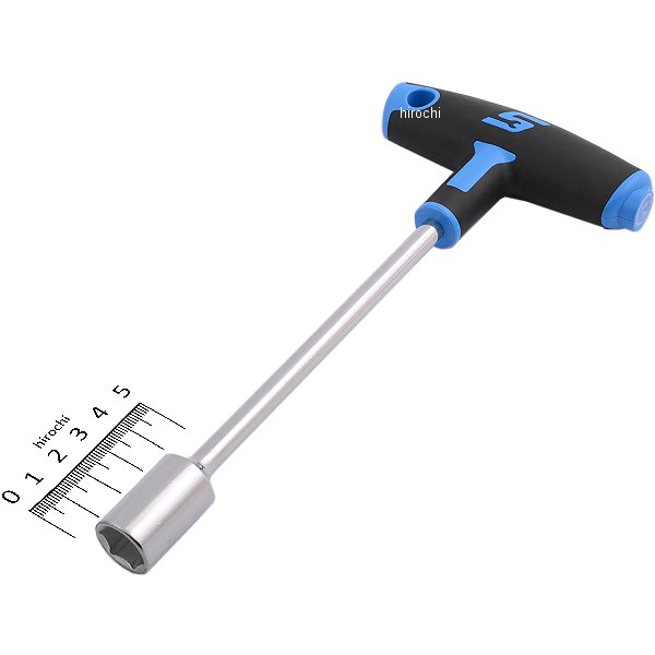 エルゴノミクスハンドル ソフトグリップ ナットドライバー 14mm 160mm ブルー