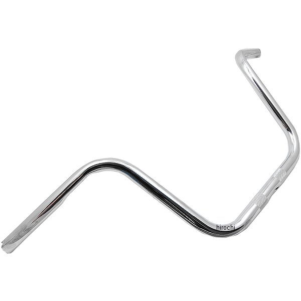 1インチハンドルバー 10インチ ボバー エイプ (ディンプル/穴あけ加工) クローム