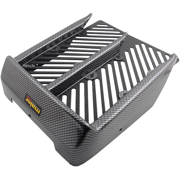 ラジエター カバー 87年-06年 ヤマハ ＹＺＦ350 カーボン調 黒