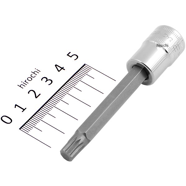 3/8インチ ソケット トリプルスクエア ロング ミリサイズ 8mm