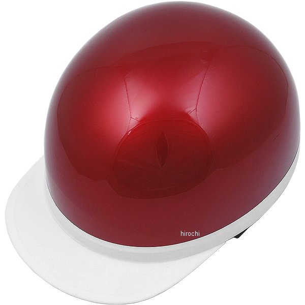 ハーフヘルメット CX-40B キャンディレッド ビッグサイズ(60-62cm)