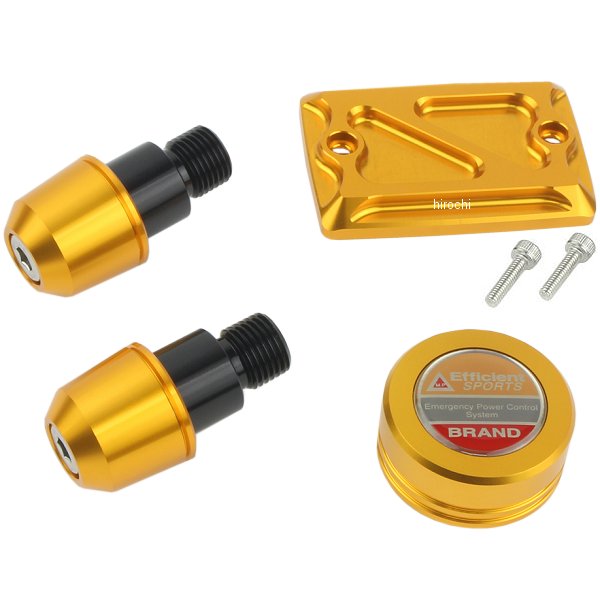 ドレスアップ 17年以前 MT-09、MT-07 3点セット ゴールド