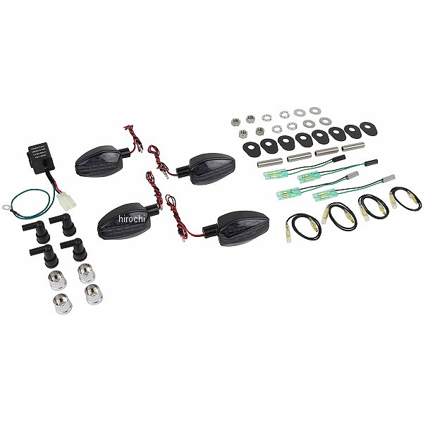 ライトウェイトLEDウインカーキット 14年以降 MT-09 トレーサー ブラックボディー/スモークレンズ