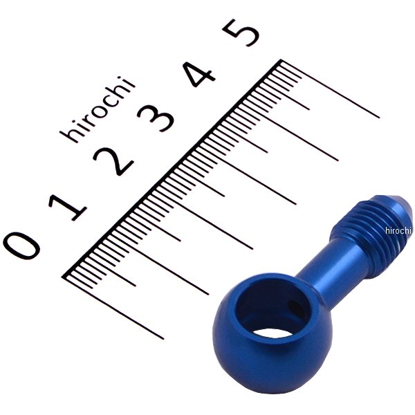 バンジョーアダプター #3 ACPL対応 ストレート 青