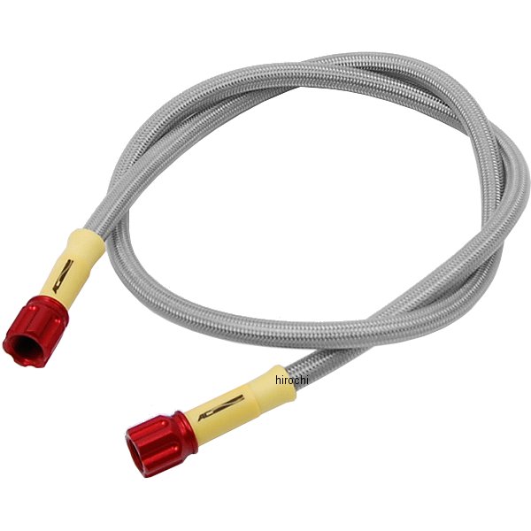 ユニバーサルブレーキホース ロードモデル用 ホース全長735mm 赤/クリア