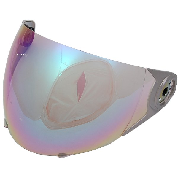 シールド MODIFY用 ジェット用 マットチタニウムシルバー/レインボーミラー(LT)