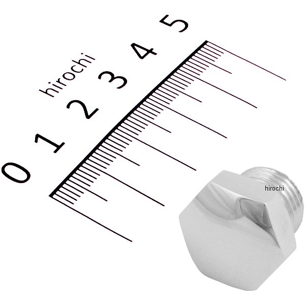 Machine ドレンプラグ オーバーサイズ 9/16"-18 クローム