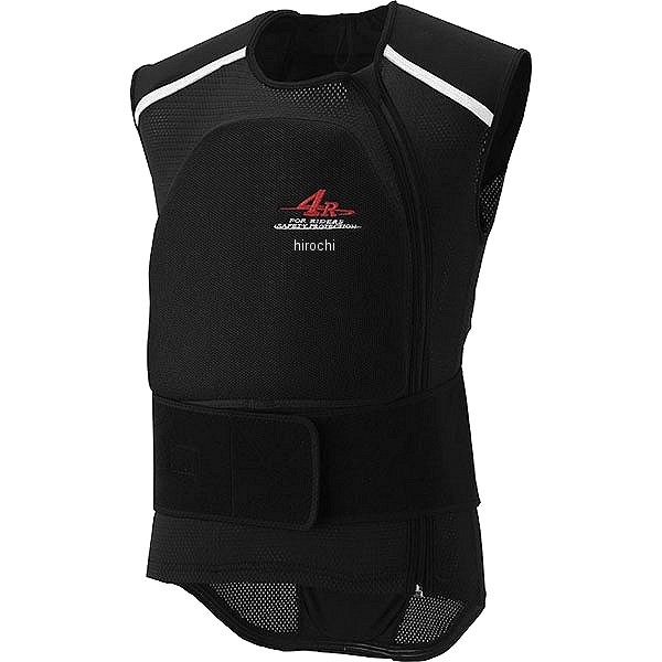 4R プロテクター Relieve ベスト 黒/白 Mサイズ