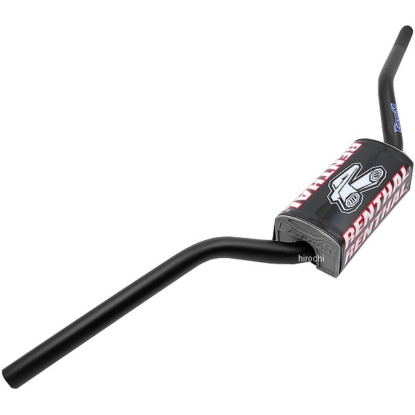 ハンドルバー 22mm ファット RC ハイ 黒