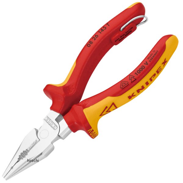 絶縁ニードルノーズペンチ 落防(BK)