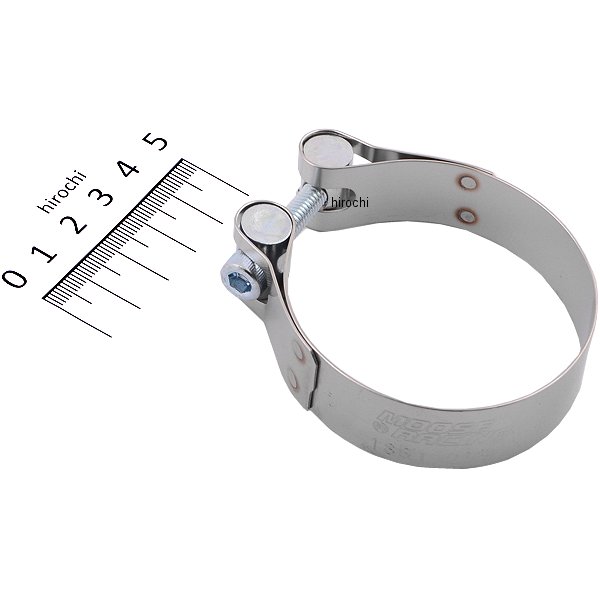 マフラー用クランプ 2.44インチ-2.62インチ ステンレス 1個入り