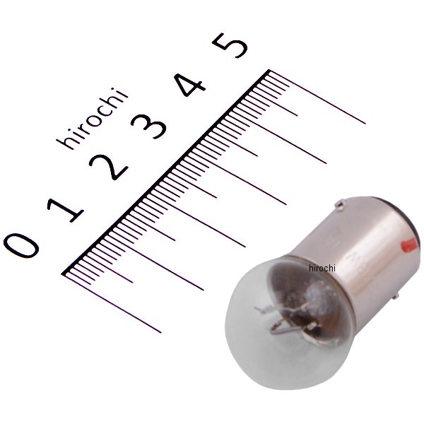 口金ダブル球 12V23/8W ウインカー/ポジション球 (クリアー) (1個売り)