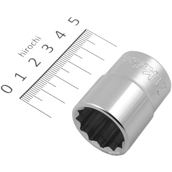 1/2インチsq 12角スタンダードソケット 21mm