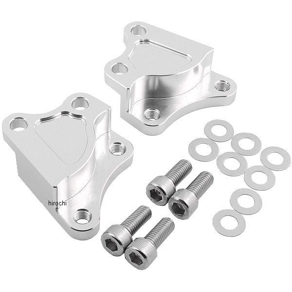 フロントキャリパーサポート ブレンボ40mmピッチ&STDローター径 91年-06年 ゼファー750 シルバー