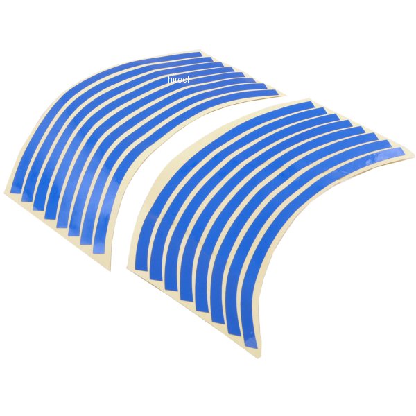 リムステッカー 12インチ用 青