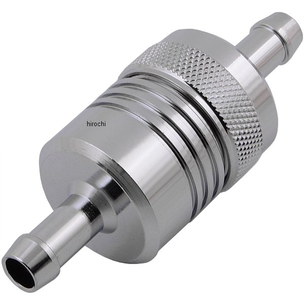 【セール特価】 R フューエル フィルター 5/16インチ(7.9mm) クローム