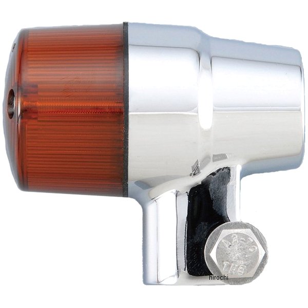 ウインカーセット 07年以降 エストレヤ、W650、W400 スーパーバイクミニタイプ メッキ/オレンジ