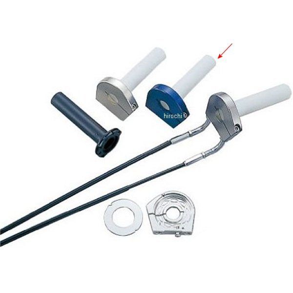 スムーススリムラインハイスロットルキット KLX250 青