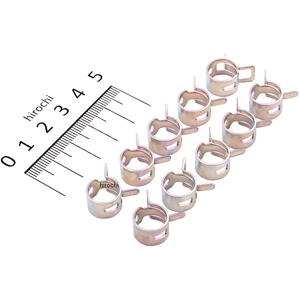 ホースクランプ 3価黒メート処理 10個入り TS105-08-00-T