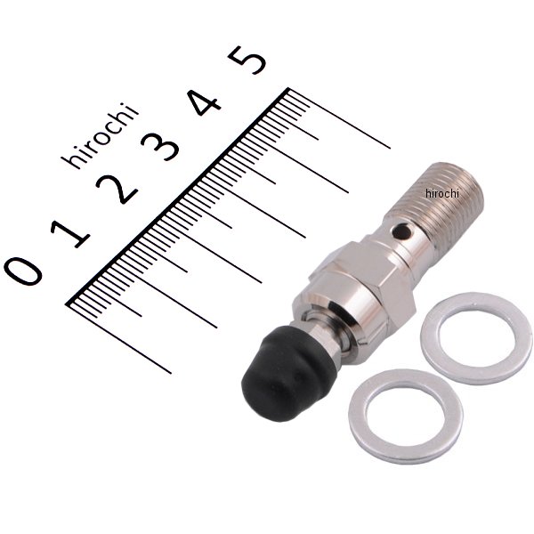 エアフリーバンジョーボルト シングル P1.00 brembo対応 メッキ