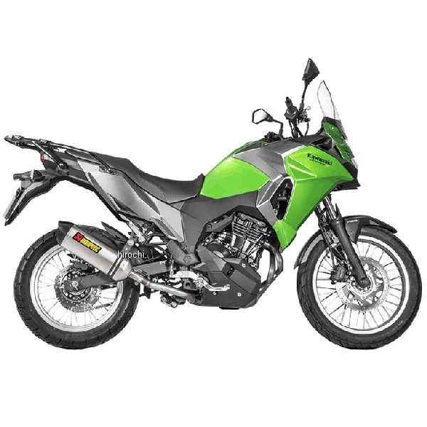 スリップオンマフラー ヘックス E4仕様 JMCA対応 17年以降  ヴェルシス250X チタン