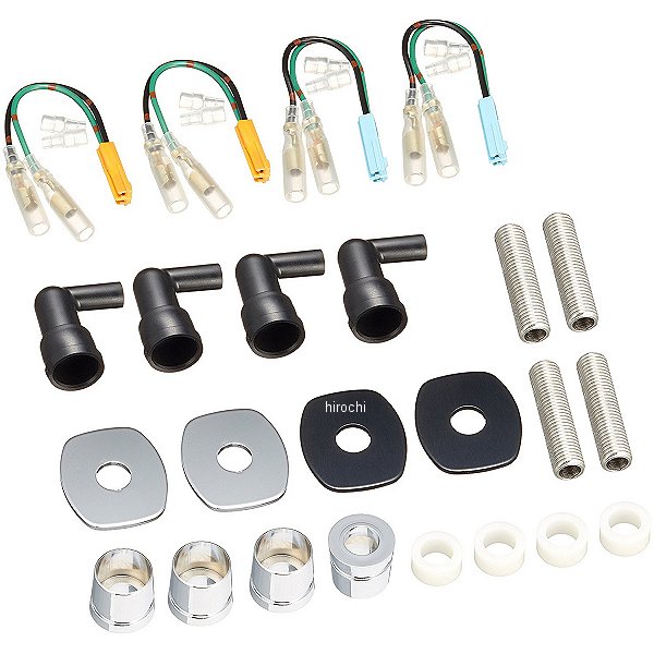 ボルトオンウインカーステーセット W800 シルバー