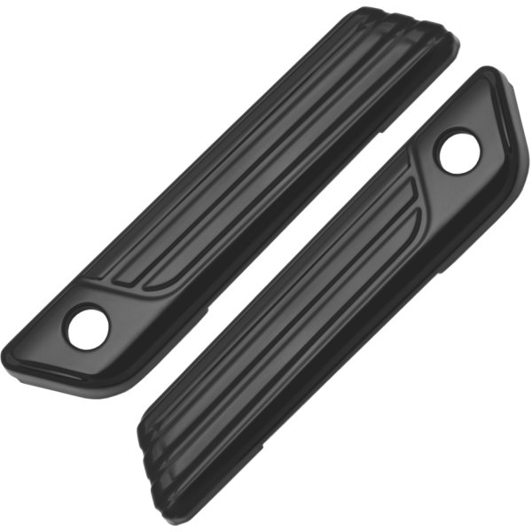 トライライン サドルバッグ ヒンジ カバー 14年以降 ツーリング 黒