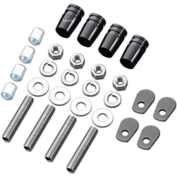 ボルトオンフィッティングブラケットセット GPZ900R ニンジャ シルバー