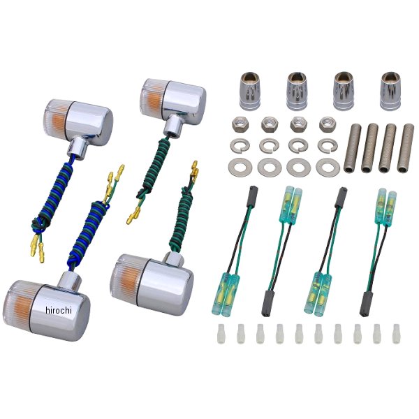 ウインカーセット スズキ クラシカルシリーズ 71タイプ メッキ/クリアー