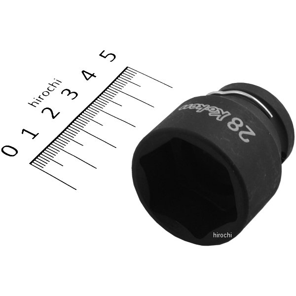 1/2インチsq 薄肉インパクトソケット 28mm