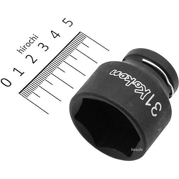 1/2インチsq 薄肉インパクトソケット 31mm