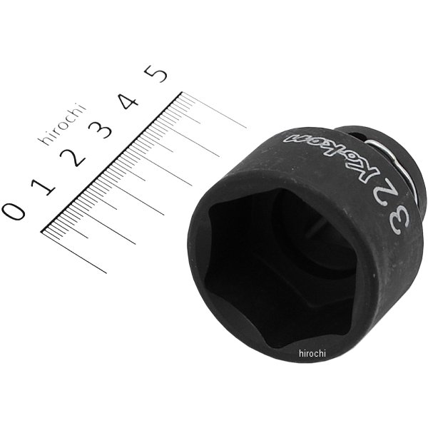 1/2インチsq 薄肉インパクトソケット 32mm