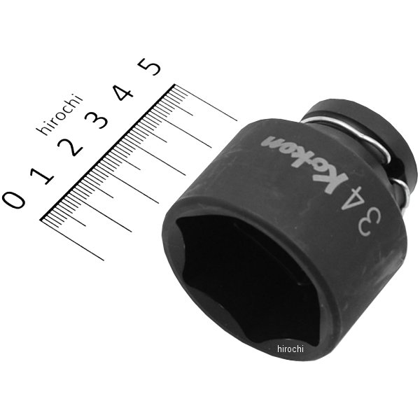 1/2インチsq 薄肉インパクトソケット 34mm