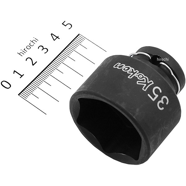 1/2インチsq 薄肉インパクトソケット 35mm