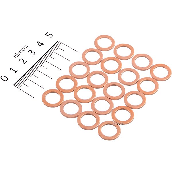 クラッシュワッシャー 内径10mm 銅 20枚入り