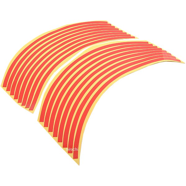 リムステッカー 17インチ用 赤