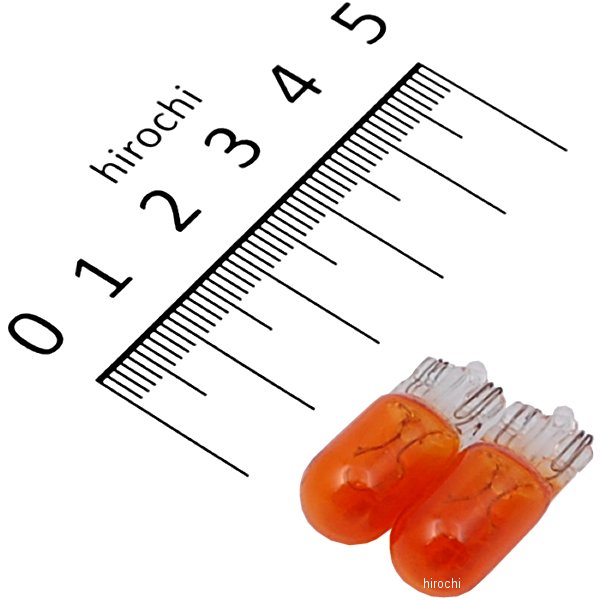 ウェッジバルブ Ｔ10 12V 5W オレンジ 2個入り