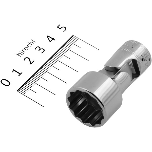 フランクドライブ 3/8インチ ユニバーサル シャロー ソケット 12角 ミリサイズ 19mm