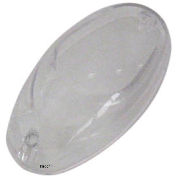 スペアレンズ 汎用 エアロLEDウインカー オーバルタイプ 1個 クリアー