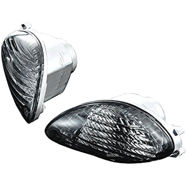 ウインカーレンズセット 08年-12年 GSX1300R ハヤブサ リア スモーク